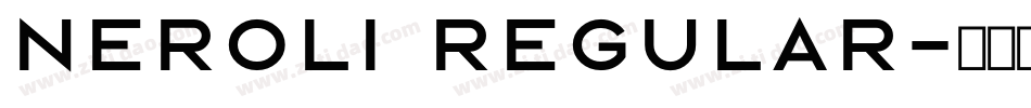 Neroli Regular字体转换